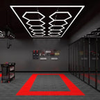 10 Hex Lights System With Border(16′ x 8′) - My Garage Station