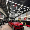 11 Hexagon Lights System With Border (12′ x 8′) - My Garage Station