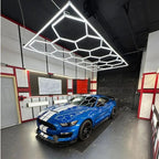 15 Hexagon Lights System With Border (16′ x 8′) - My Garage Station