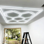 5 Hexagon Lights System With Border (8.04′ x 6.04′) - My Garage Station