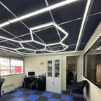 5 Hexagon Lights System With Border (8.04′ x 6.04′) - My Garage Station