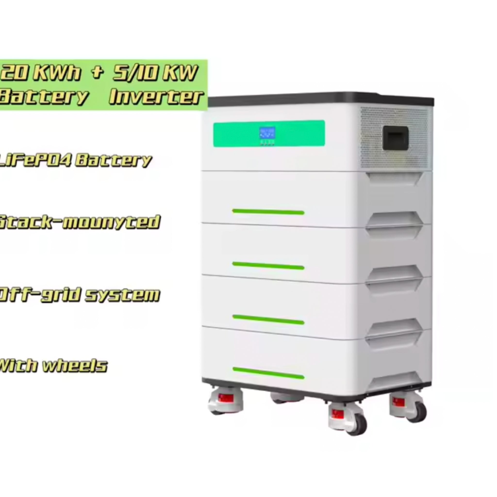 VolturaPower TitanX 20kWh Storage Battery & Inverter