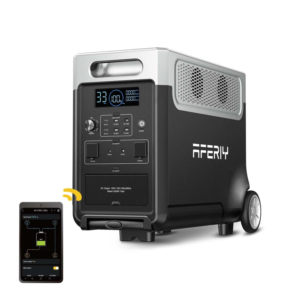 AFERIY 3600W Portable Power Station - My Garage Station