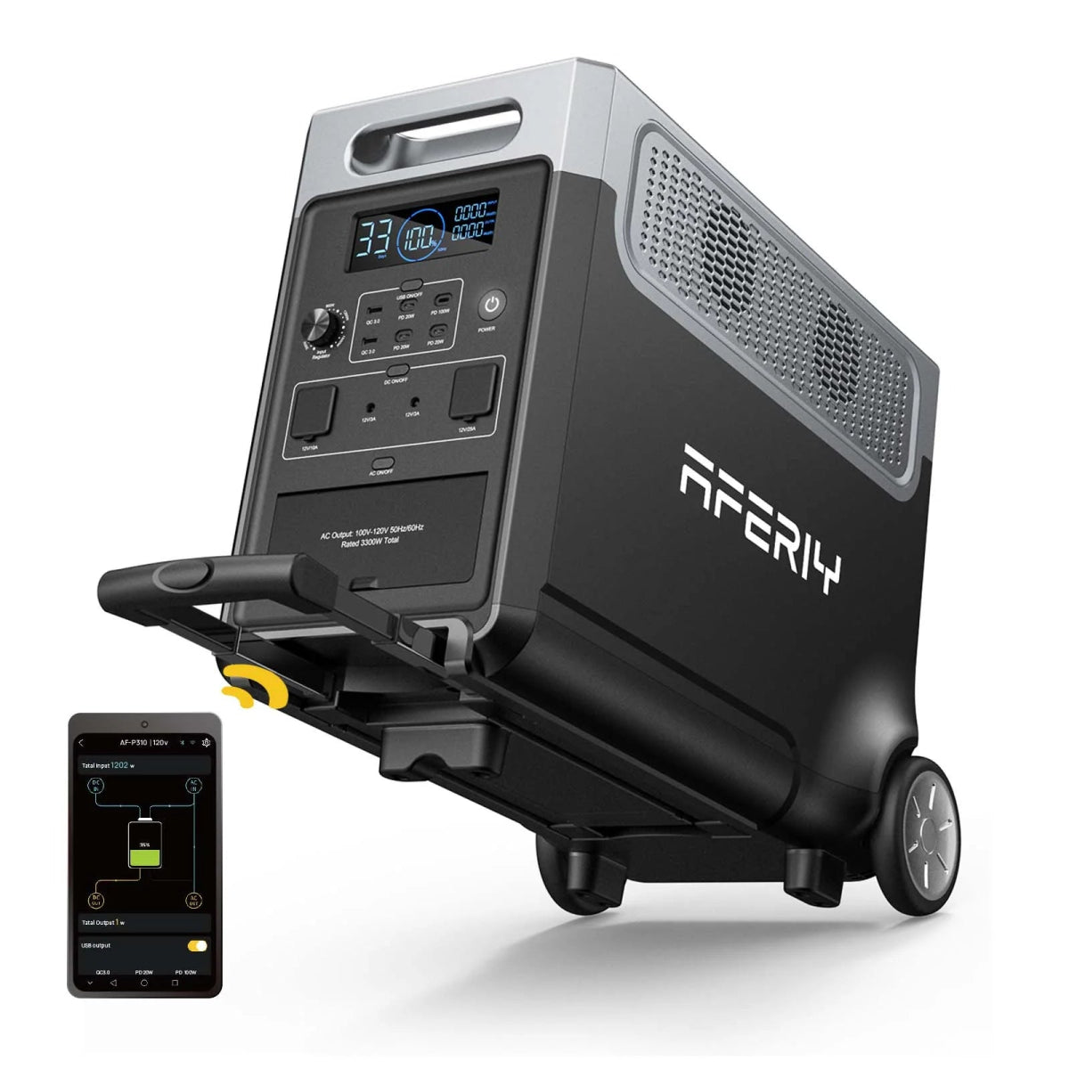 AFERIY 3600W Portable Power Station - My Garage Station