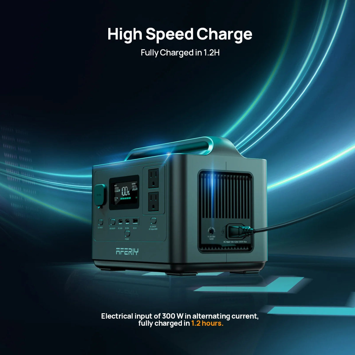 AFERIY 400W Portable Power Station - My Garage Station