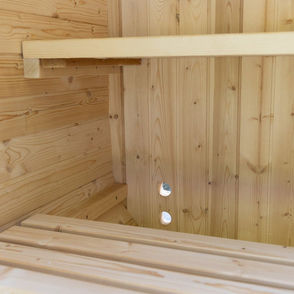 Auris One Luxury Outdoor Cedar Sauna - My Garage Station