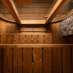 Auris One Luxury Outdoor Cedar Sauna - My Garage Station