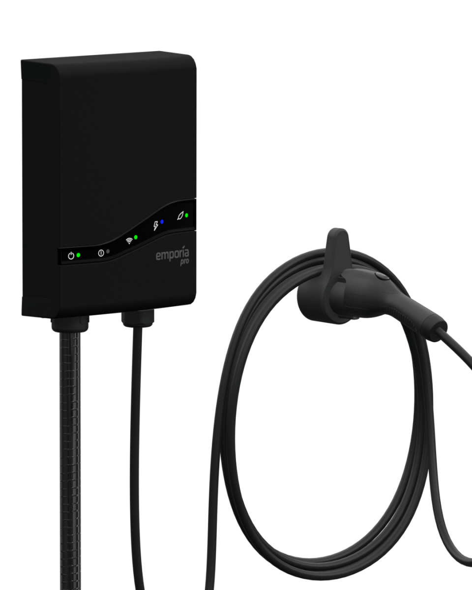 Emporia Pro Smart 48A Level 2 EV Charger - My Garage Station