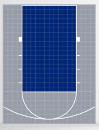 Fuxuan Basketball Court Kit – 20x25 ft (500 sq ft) with Painted Lines - My Garage Station