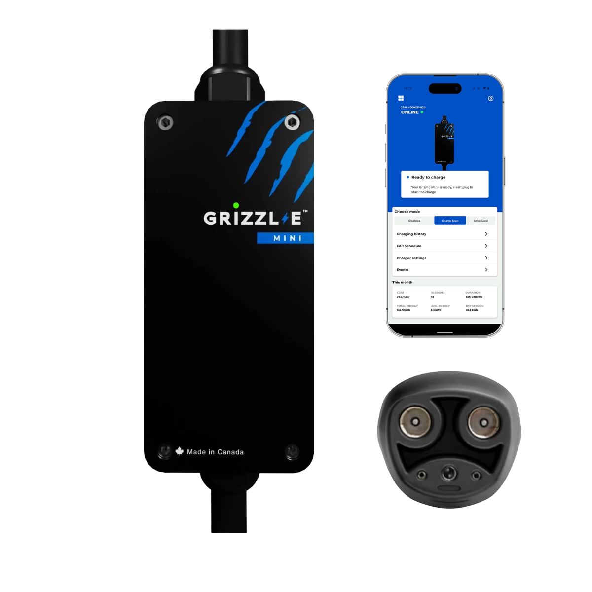 Grizzl - E Mini Connect 40A - My Garage Station