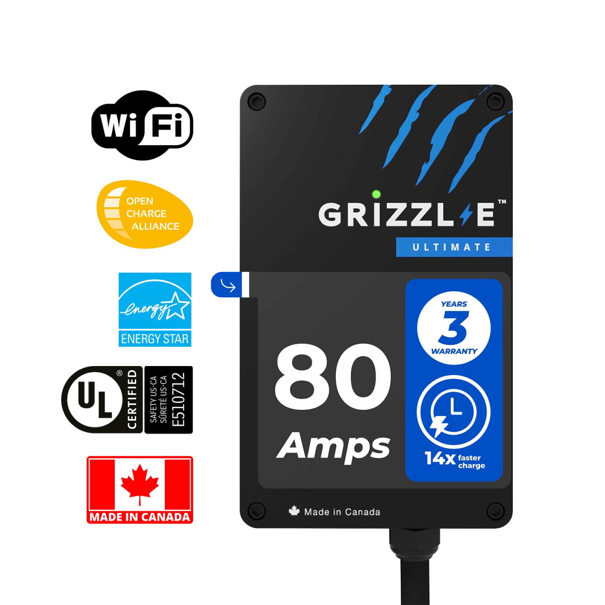 Grizzl - E Ultimate 80A - J1772 - My Garage Station