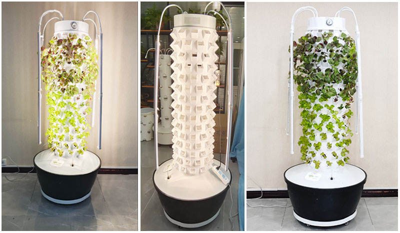 Lyine Commercial 240 – Grows 240 Plants Indoors – Complete Vertical Garden Tower - My Garage Station