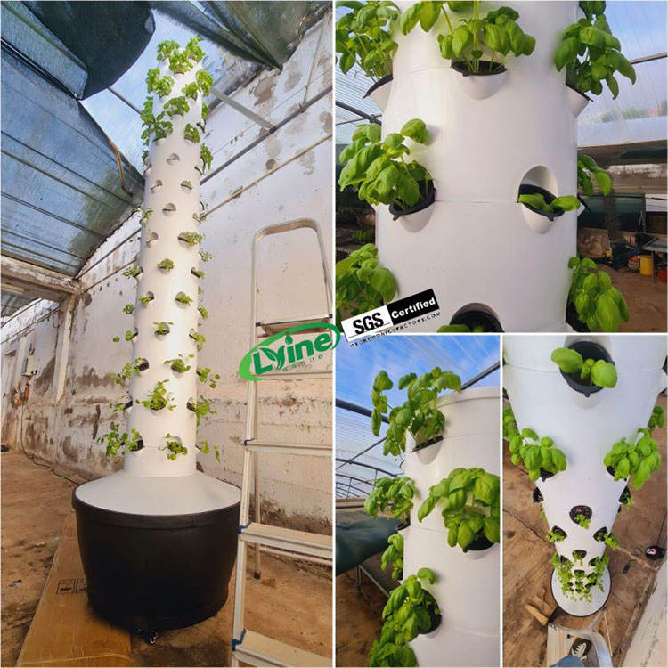 Lyine Giant 90 – Grows 90 Plants Indoors – Complete Vertical Garden Tower - My Garage Station