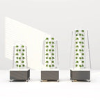 Lyine Home Tower – Grows 70 Plants Indoors – Complete Vertical Garden Tower (Without Lights) - My Garage Station