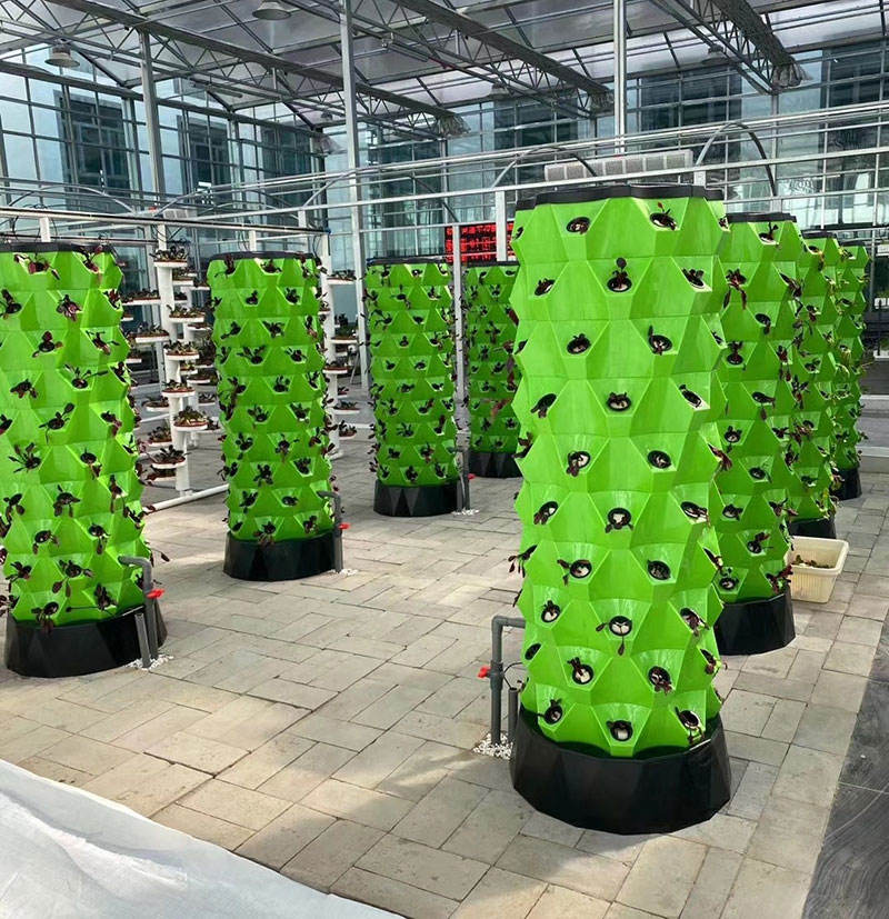 Lyine Mega 80 – Grows 80 Plants Indoors – Complete Vertical Garden Tower (Without Lights) - My Garage Station