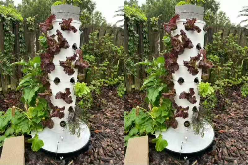 Lyine Pro 42 – Grows 42 Plants Indoors – Complete Vertical Garden Tower - My Garage Station