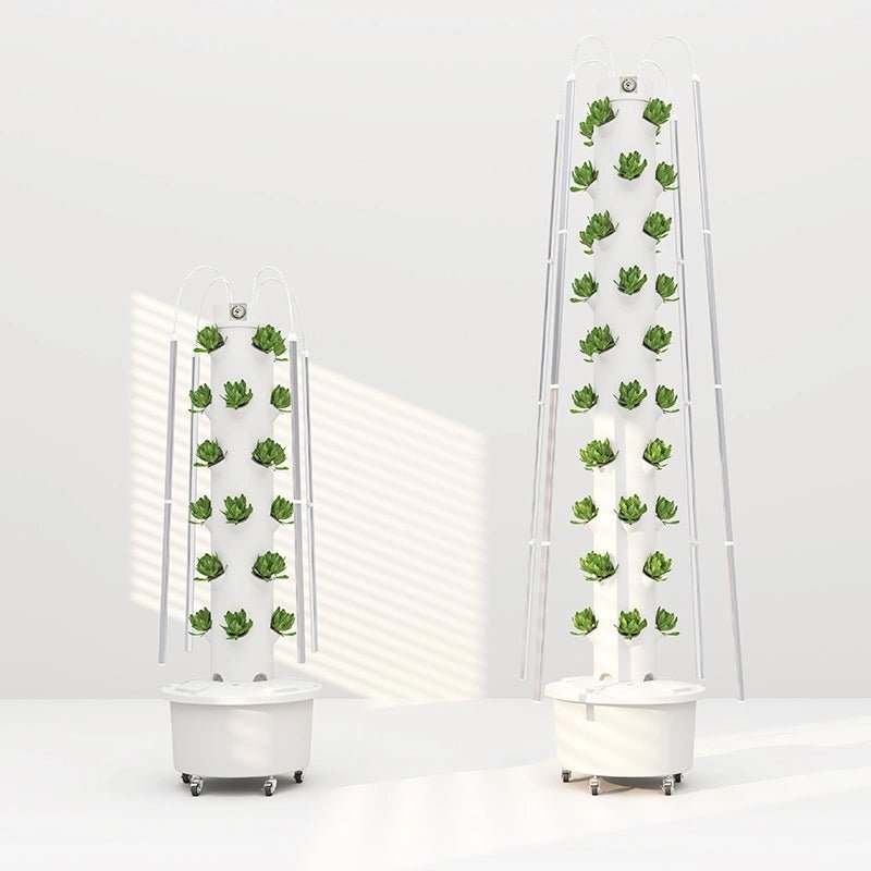 Lyine Starter Tower – Grows 24 Plants Indoors – Complete Vertical Garden Tower (Without Lights) - My Garage Station