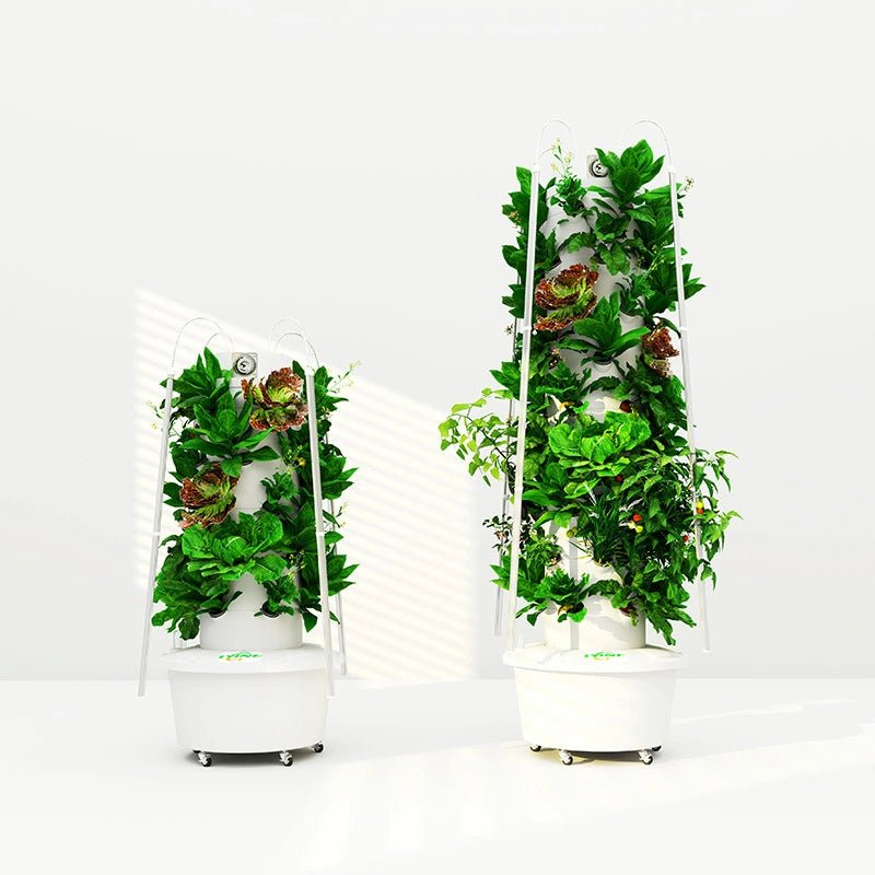 Lyine Starter Tower – Grows 24 Plants Indoors – Complete Vertical Garden Tower (Without Lights) - My Garage Station
