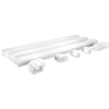 MRCOOL LineGuard 4.5" Line Set Cover Kit – White (16 - piece) - My Garage Station