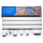 MRCOOL LineGuard 4.5" Line Set Cover Kit – White (16 - piece) - My Garage Station