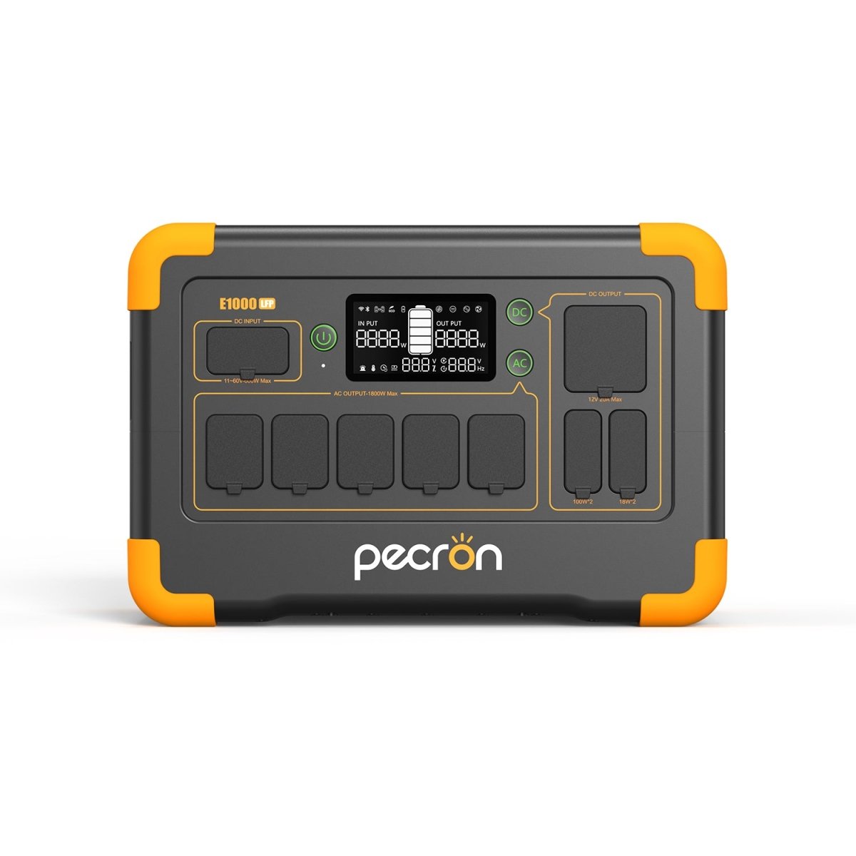 PECRON E1000LFP Portable Power Station 1800W 1024Wh - My Garage Station