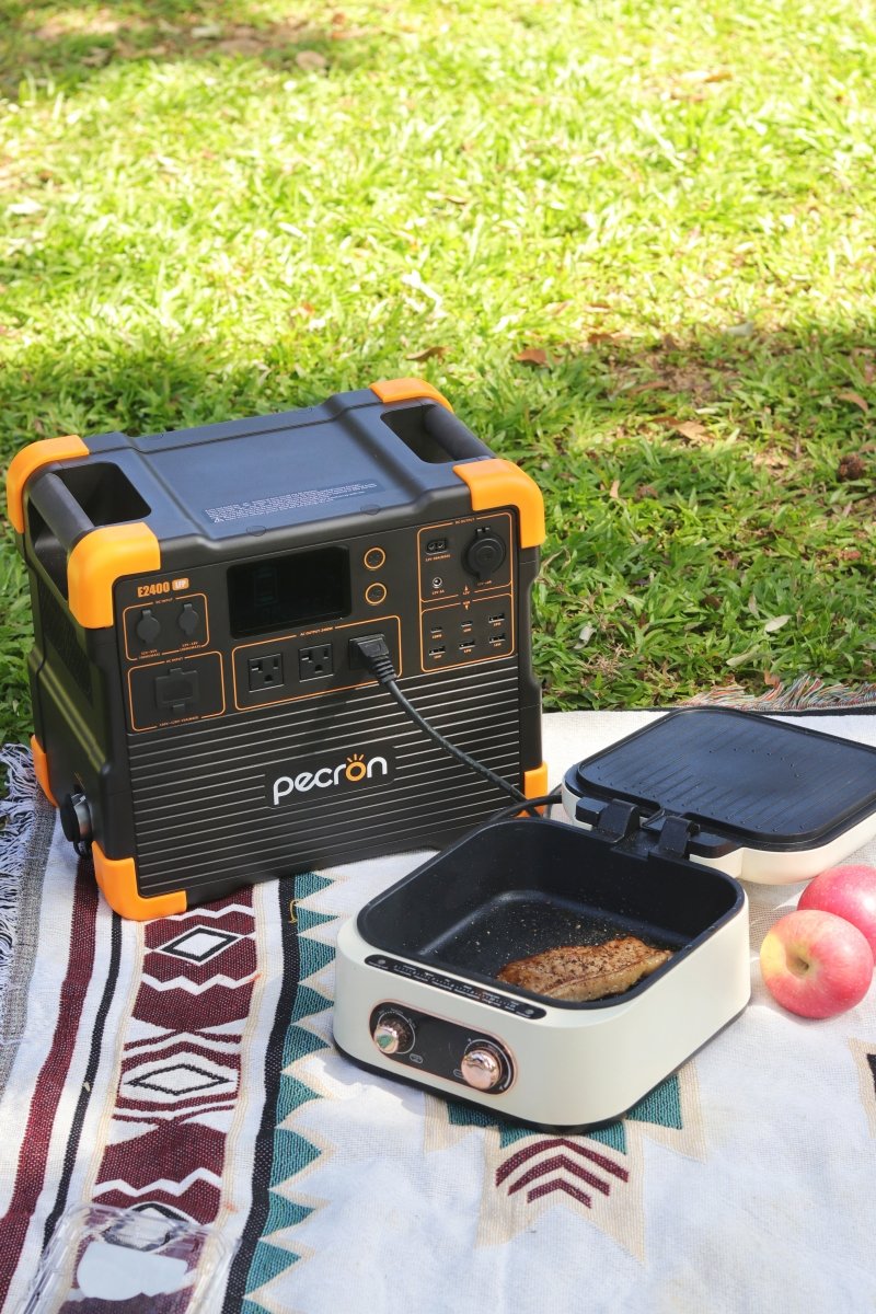 PECRON E2400LFP Portable Power Station 2400W 2048Wh - My Garage Station