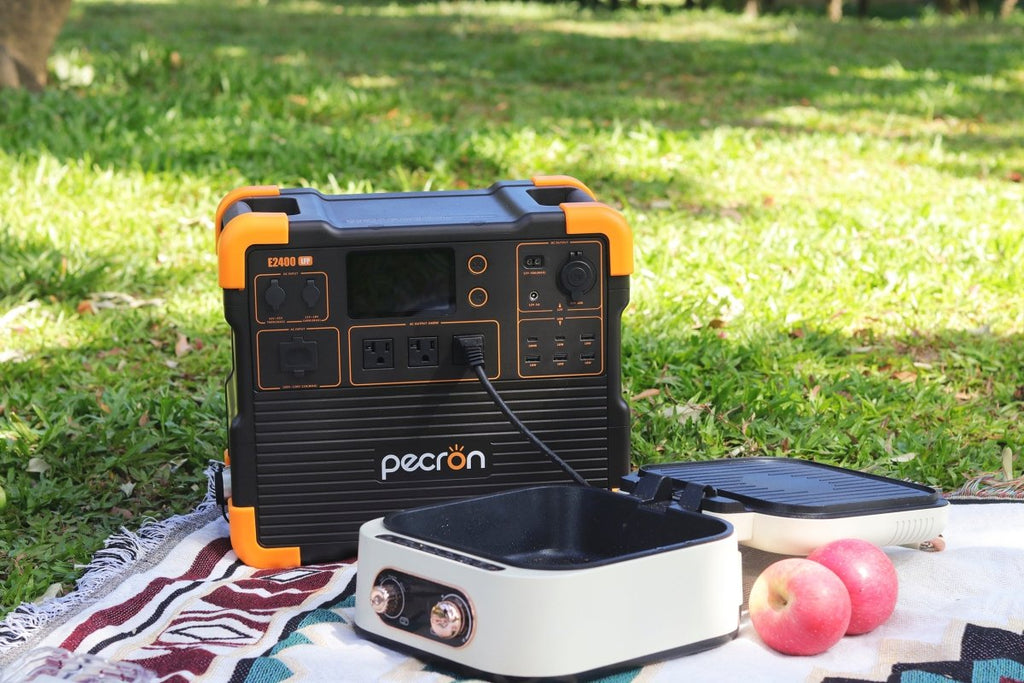 PECRON E2400LFP Portable Power Station 2400W 2048Wh - My Garage Station