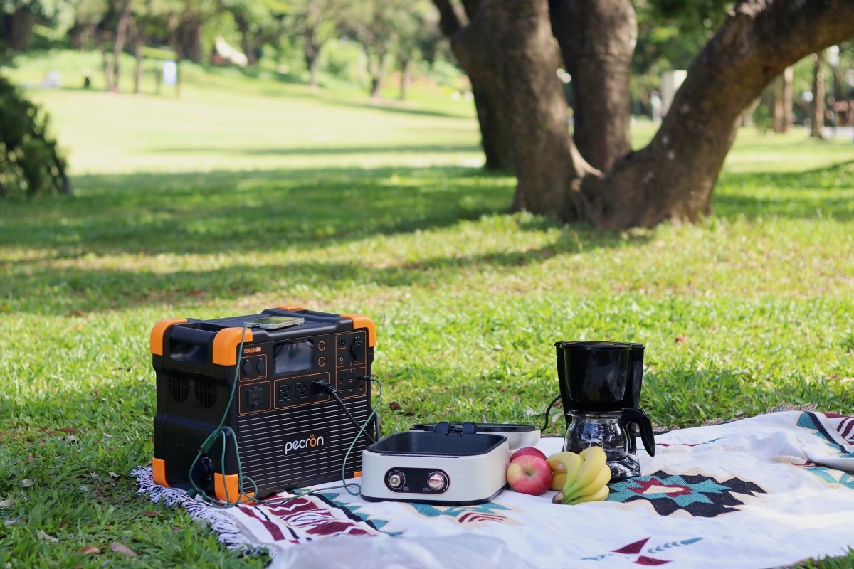 PECRON E2400LFP Portable Power Station 2400W 2048Wh - My Garage Station