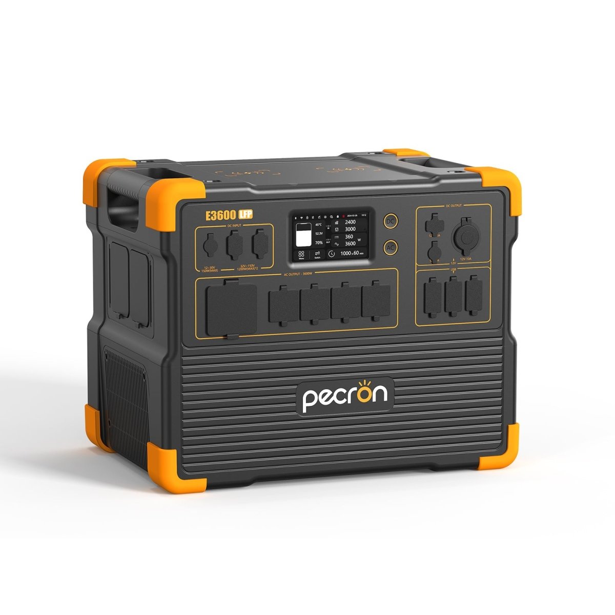 PECRON E3600LFP Portable Power Station 3600W 3072Wh - My Garage Station