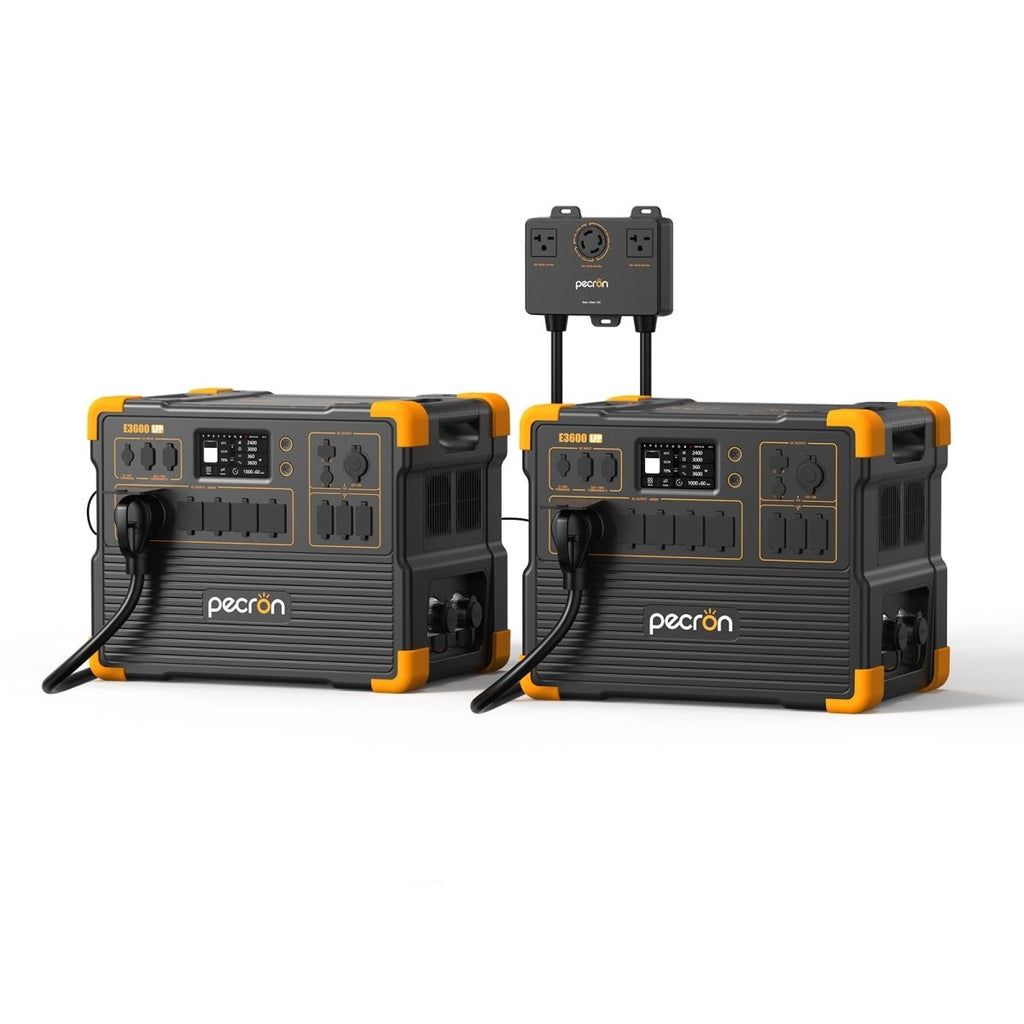 PECRON E3600LFP Portable Power Station 3600W 3072Wh - My Garage Station