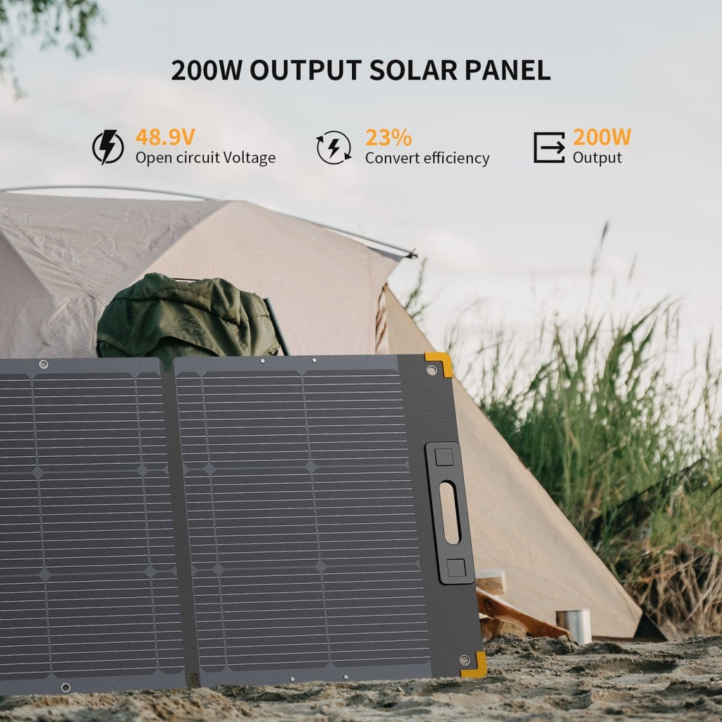 PECRON PV200 200W Portable Solar Panel Waterproof IP67 - My Garage Station