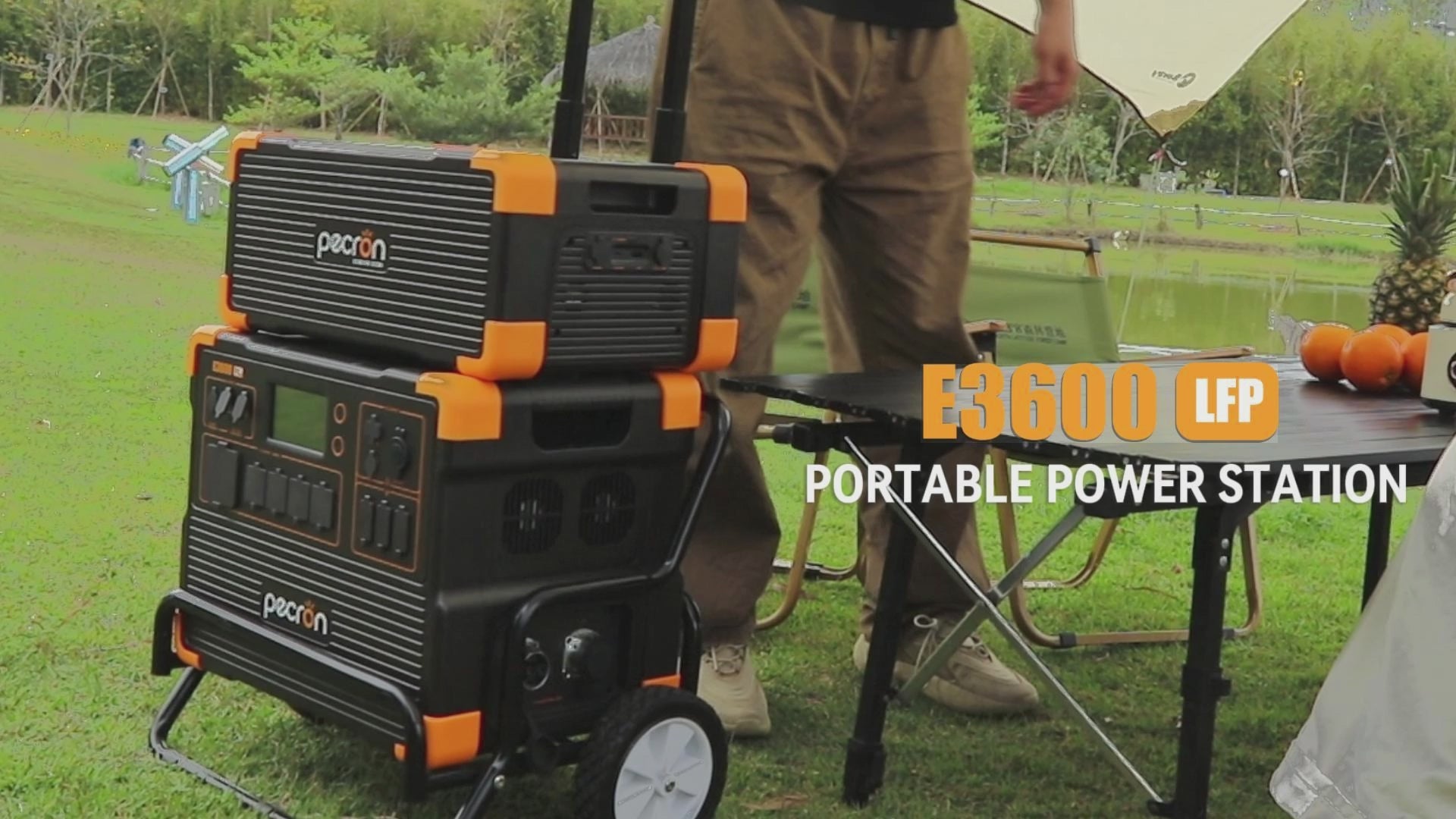 PECRON E3600LFP Portable Power Station 3600W 3072Wh