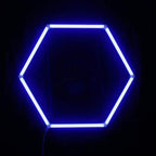 RGB 1 Hexagon Lights System(3.24′ x 2.81′) - My Garage Station