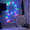 RGB 3 Grid Hex Lights System(7.89′ x 5.54′) - My Garage Station